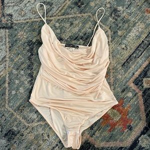 Nasty Gal • Light Pink Bodysuit • Size UK 10/US 6